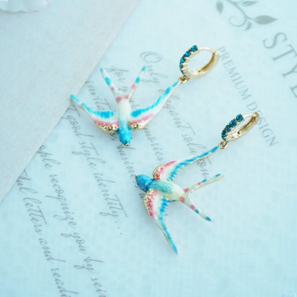 COPY - Bill skinner swallow earrings - Picture 11 of 12